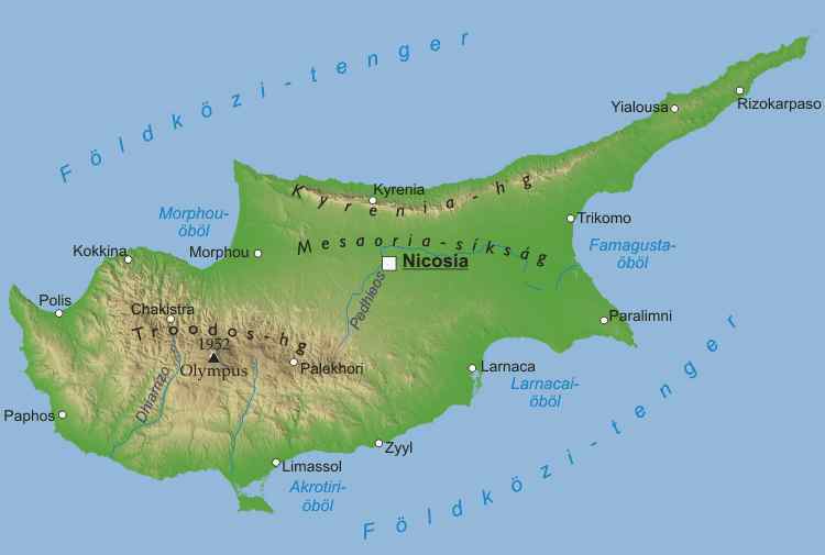 A lakatlan sziget mapja